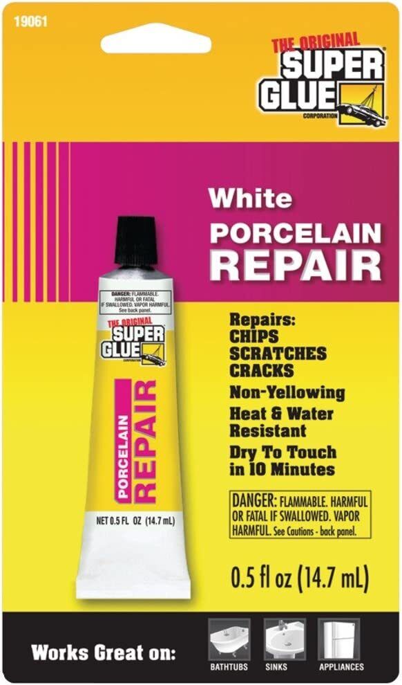 Super Glue Porcelain Repair Fix Chips, Scratches, Cracks